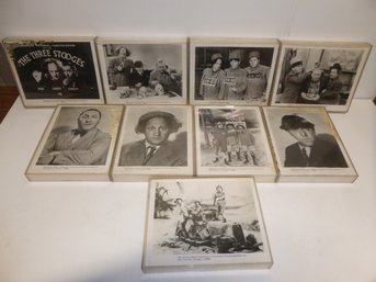 1984 Three Stooges Black And White Photos