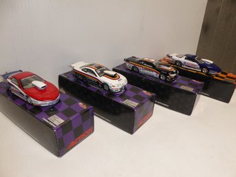 Lot Of Four Limited Edition Action 1/24 Scale Diecast Nascar Collectible Cars