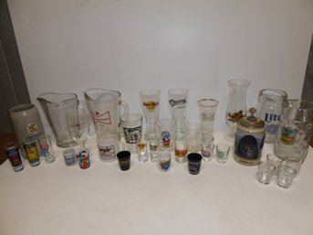 Large Lot Of Barware