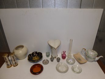 Lot Of Vintage Glassware And Decorative Items