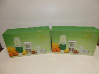 Two NIB Wellness Kitchen Juicers