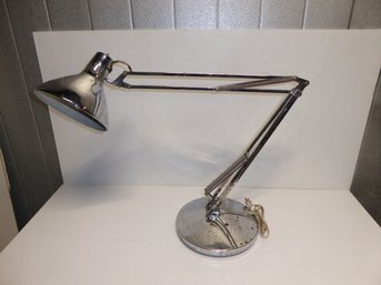 Vintage Chrome Luxo Articulating Table Lamp