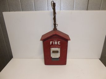 Vintage Gamewell Metal Fire Alarm Box