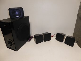 RCA Surround Sound Speakers And Subwoofer