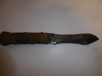 Vintage Divers Mark V Knife With Lead Handle Wrapped In Cord