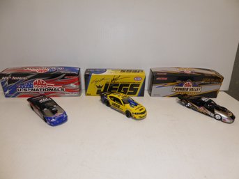 Lot Of 3 Nascar 1/24 Scale ProStock Cars