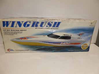 Complete-in-box Wingrush EP R/C Racing Boat