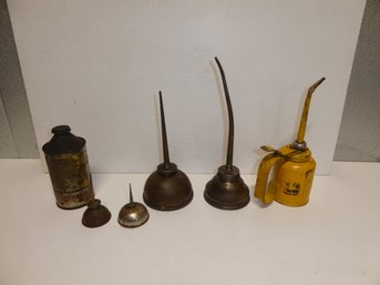 Lot Of John Deere Oil Cans And Others