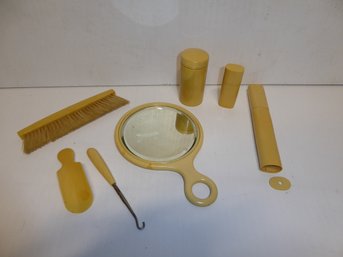 Vintage Celluloid Vanity Set