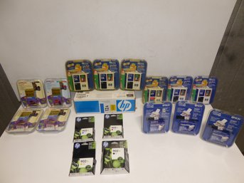 Large Lot Of NIB Miscellaneous Toners And Ink Cartridges For Printers