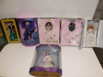 Lot Of Barbie, Marilyn Monroe And Disney Dolls NIB