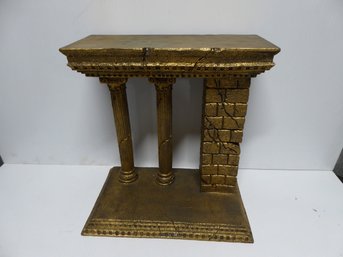 Vintage Shelf Display With Columns