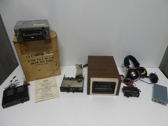 Lot Of Vintage Stereo Items And Car Audio Items