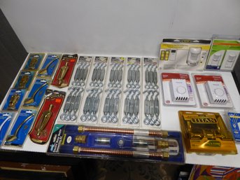 Large Lot Of New In Package Hardware And Electrical Household Items
