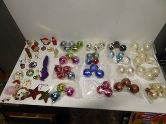 Large Lot Of Christmas Ornaments And Others