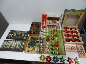 Vintage Lot Of Christmas Decor
