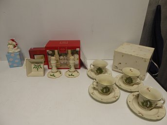 NIB Lenox And Studio Nova Holiday Season And Precious Moments Lot