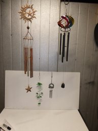 Lot Of 4 Wind Chimes