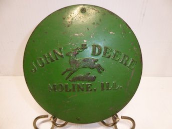 Vintage Metal John Deere Tractor Headlight Cover