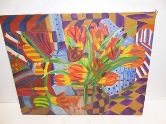 Oil On Canvas Abstract Painting