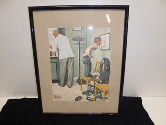 Framed Norman Rockwell Print