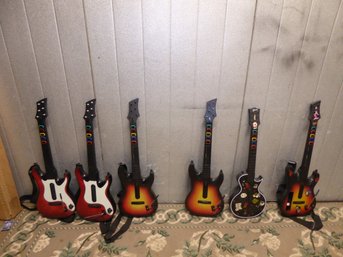 Lot Of Guitar Hero Guitars