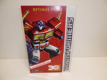 NIB 2014 Platinum Edition Year Of The Horse Optimus Prime Transformer