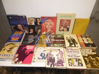 Large Lot Of Actor/Actress/Movie Star Books