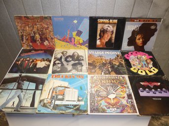 Lot Of 12 Vintage LP Records