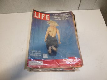 Lot Of 33 Vintage Life Magazines