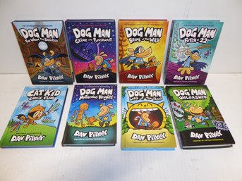 Lot Of Eight Dav Pilkey Comic Books
