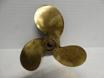 9-inch Vintage Brass Boat Propeller