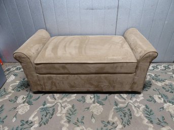 Large Ottoman With Storage Under Cushion