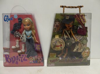 Lot Of 2 Vintage NIB 10-inch-tall Bratz Dolls - Cloe And Yasman