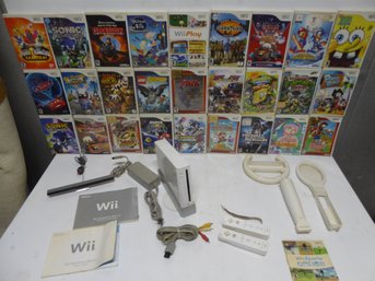 Nintendo Wii Gaming Console, Games And Accessories