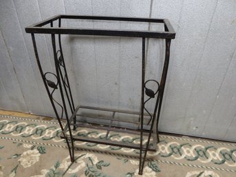 Vintage Wrought Iron Fish Tank Stand