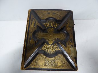 Antique 1800's Parallel Bible