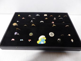 Lot Of Rings With Display