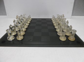 Vintage Glass Pavilion Limited Chess Set With Extra Set Of Pieces