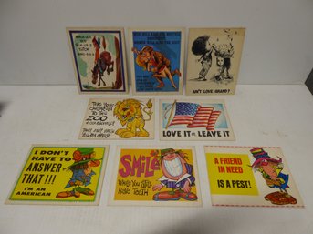 RARE Vintage Cardboard 9-inch By 7-inch Custom Standee Plaques