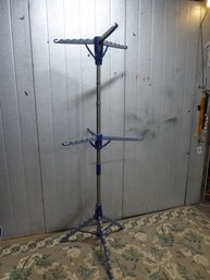 Two-tiered Adjustable Rack To Display Clothes