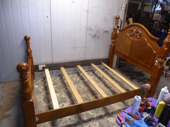 Wooden Queen-sized Bed Frame