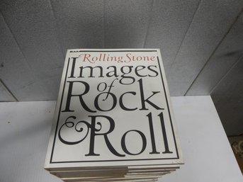 Lot Of 14 Hardcover Books - Rolling Stone Images Of Rock And Roll