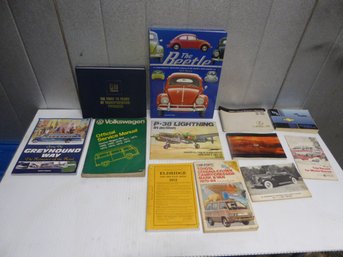 Lot Of Car Manuals And Other Car/Vehicle Books