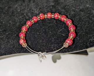 Alex & Annie Adjustable Beaded Bracelet With Charms