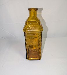 Vintage Amber Glass Berring's Apple Bitters Bottle