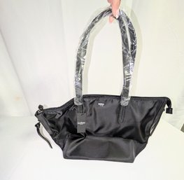 New Bolkier NY Black Nylon Large Tote Bag