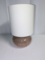 Handblown Artisan Glass Art Table Lamp With Shade