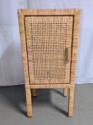 Wicker 2 Shelf Side Table