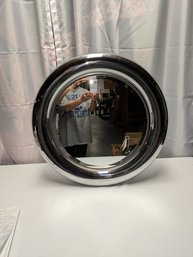 Round Chrome Wall Mirror